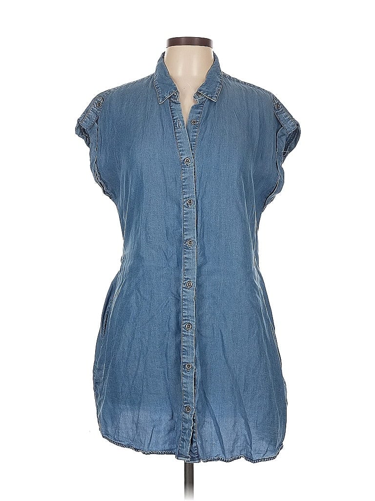 Click to view more detailed imagery on our partner's website Pre-owned Forever 21 Casual Dress In Blue