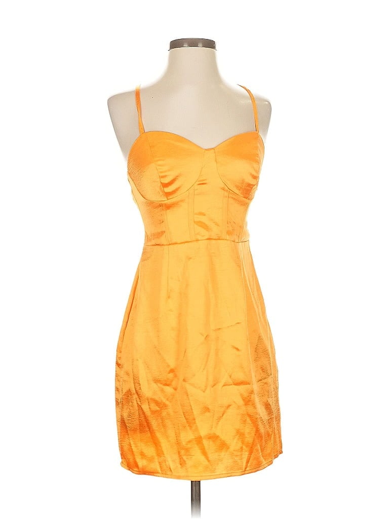 Pre-owned Wild Fable Cocktail Dress In Orange