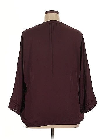Soho JEANS NEW YORK & COMPANY 3/4 Sleeve Blouse (view 2)