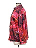 Unbranded 100% Polyester Floral Red Burgundy Long Sleeve Blouse Size XL - photo 5