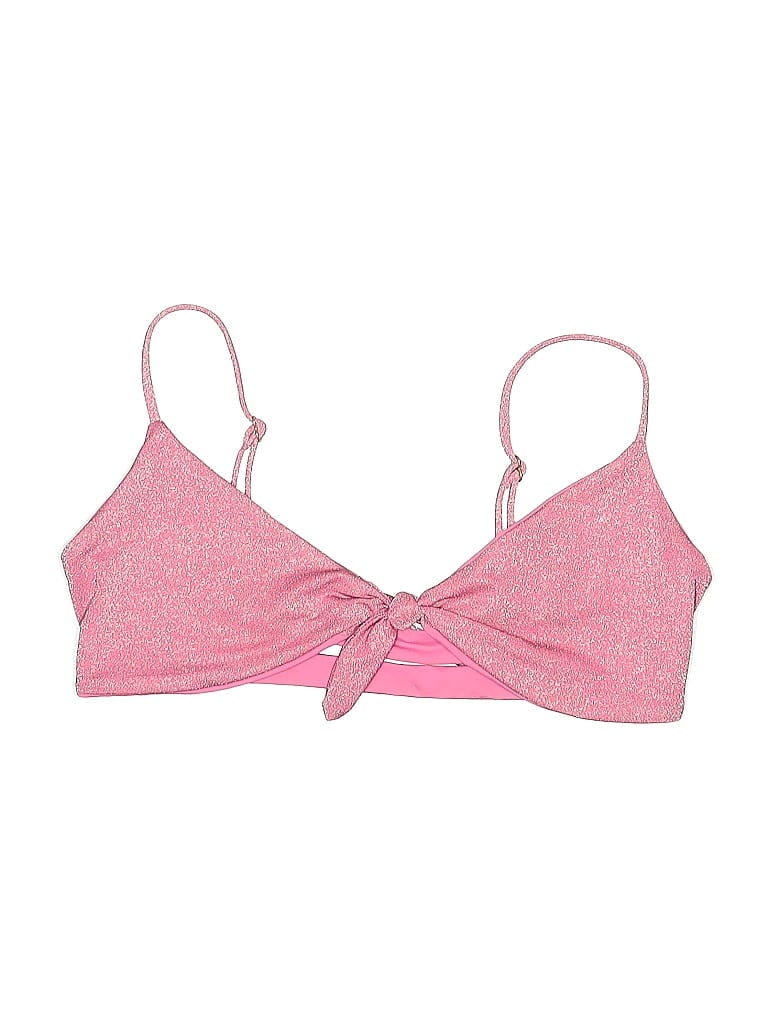 Pre-owned L*space Swimsuit Top Pink Swimwear