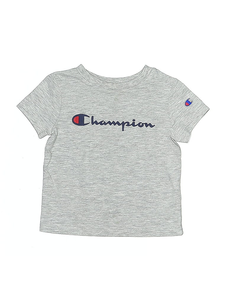 Click to view more detailed imagery on our partner's website Pre-owned Champion Babies' Short Sleeve T-shirt In Gray
