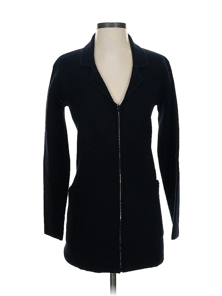 Pre-owned Josephine Chaus Wool Blazer Jacket In Black