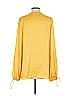 BOSS by HUGO BOSS 100% Polyester Yellow Long Sleeve Blouse Size 4 - photo 2