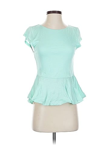 Alice + Olivia Short Sleeve Silk Top (view 1)