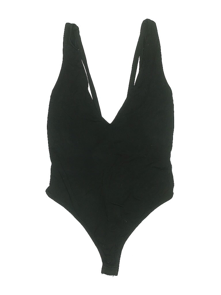 Pre-owned Out From Under Bodysuit In Black