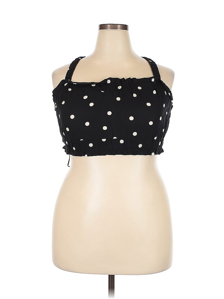 H&m Sleeveless Blouse In Black