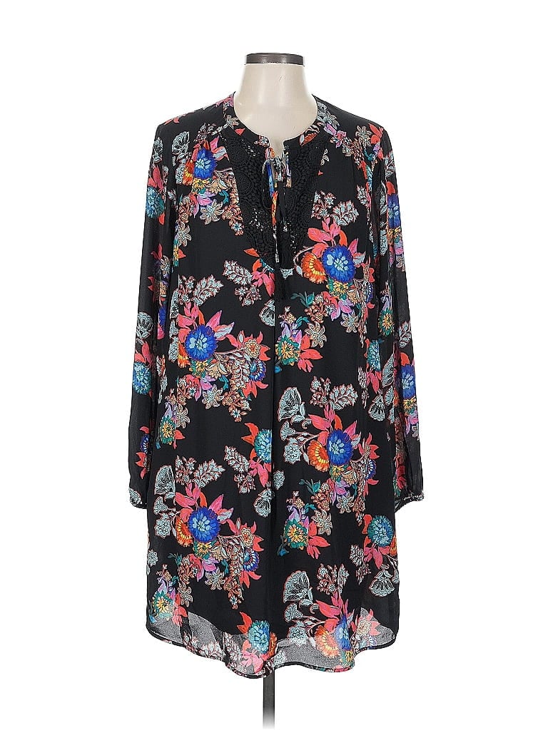 Pre-owned Gibson Latimer Casual Dress In Black