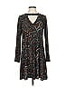Veronica M. Paisley Black Casual Dress Size XS - photo 1