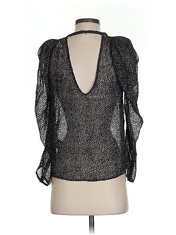 BA&SH 3/4 Sleeve Silk Top (view 2)