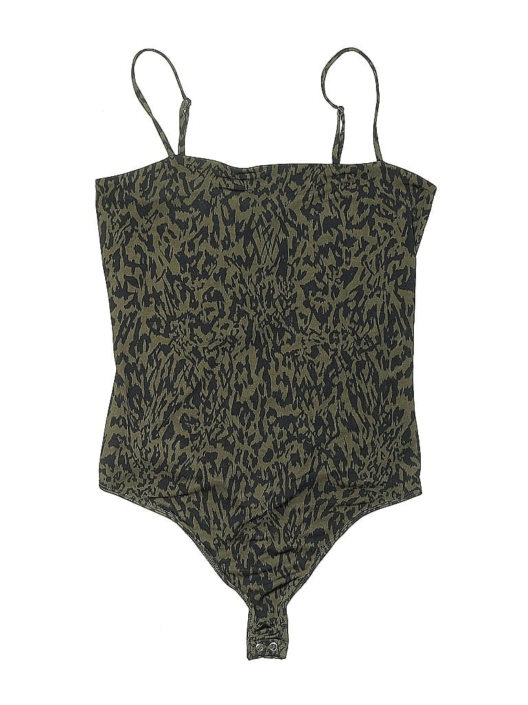 Pre-owned Express One Piece Swimsuit In Green