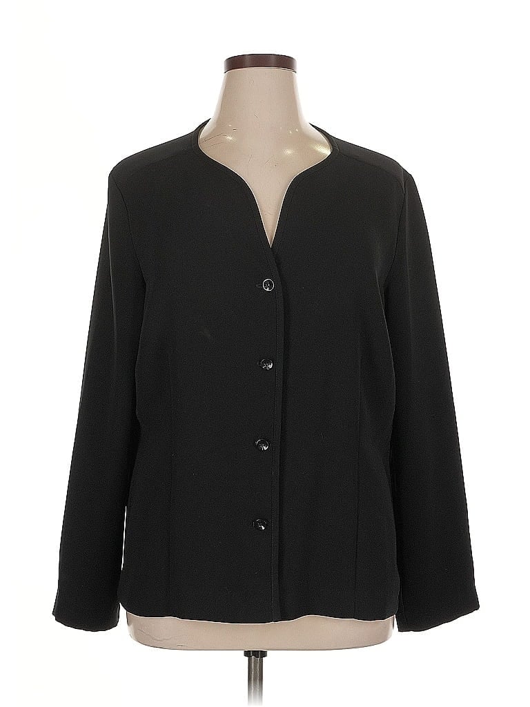 LIZ CLAIBORNE Pre-owned 3/4 Sleeve Blouse In Black
