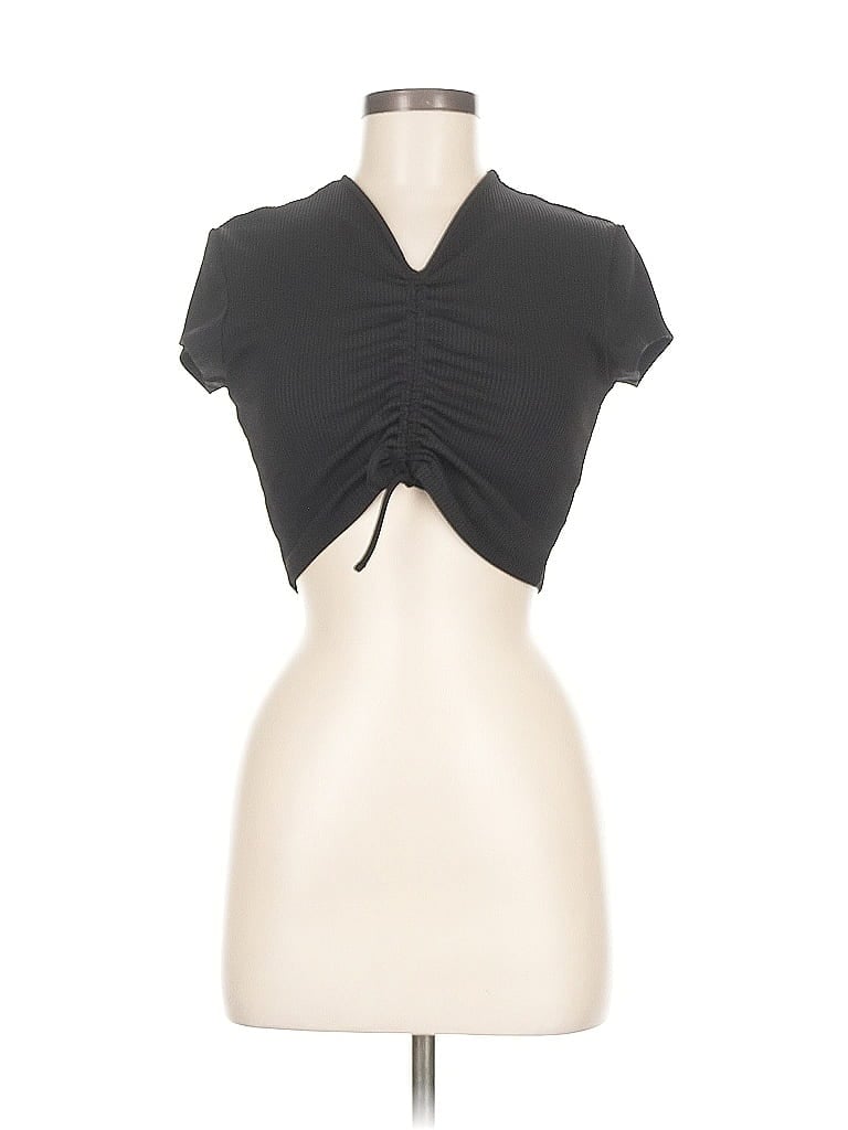 DIVIDED BY H&M Pre-owned Sleeveless T-shirt In Black