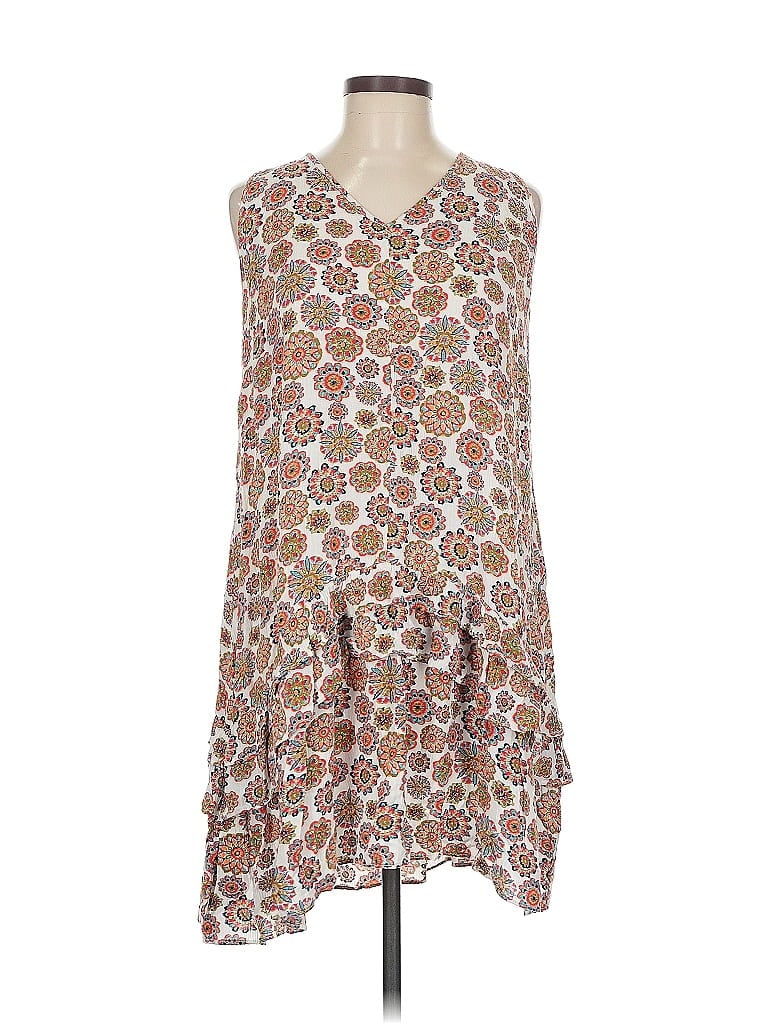 Pre-owned Loft Beach Casual Dress In Brown