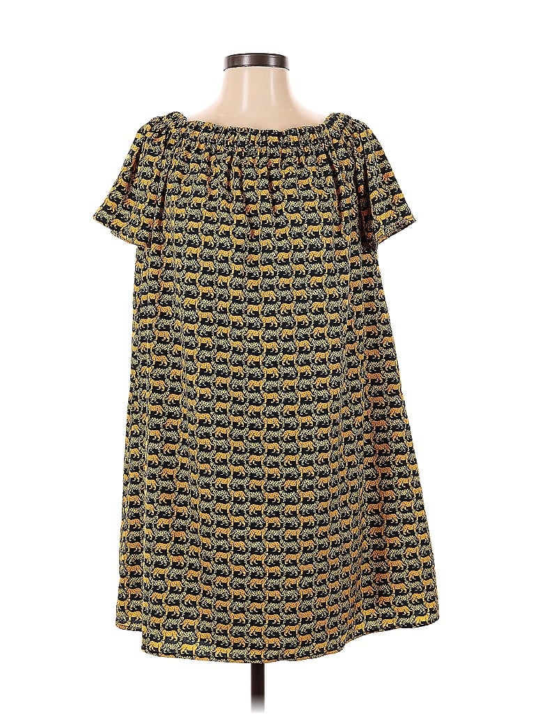 Pre-owned Assorted Brands Casual Dress In Yellow