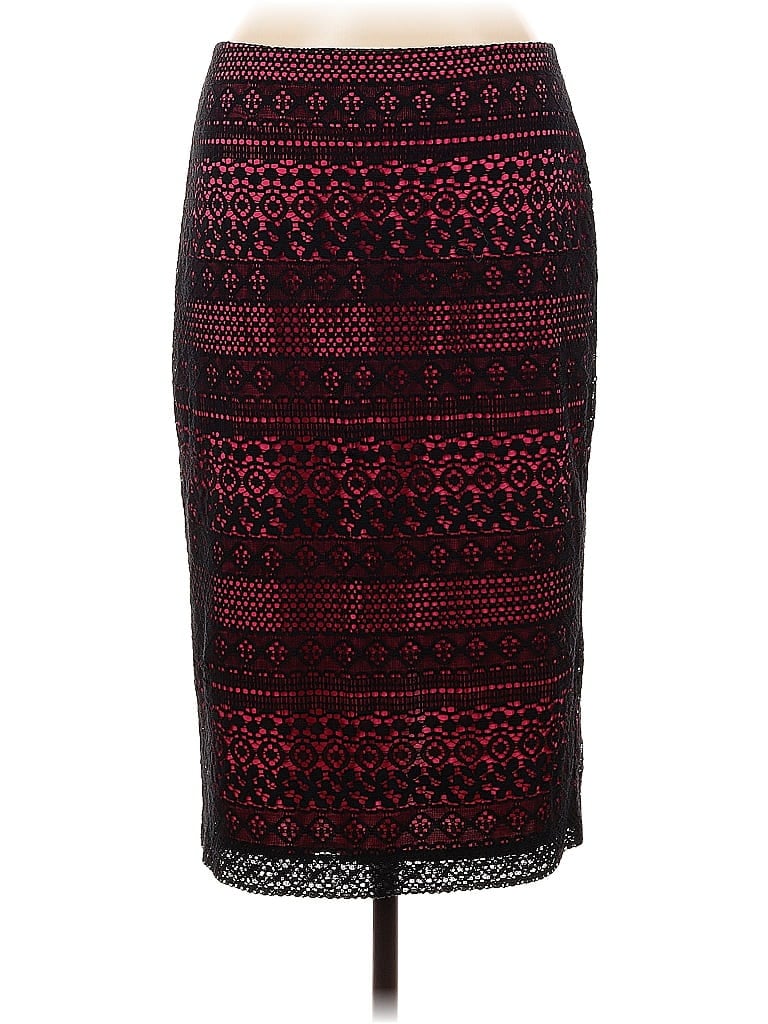 7th Avenue Design Studio New York & Company Formal Skirt In Burgundy