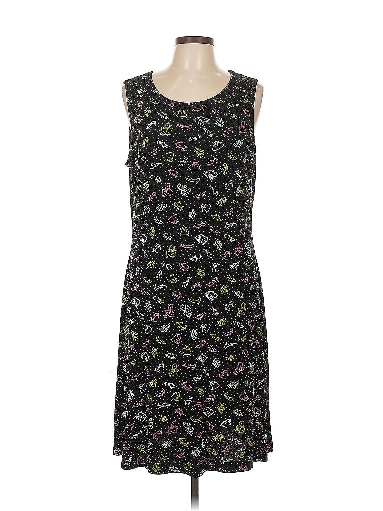 Pre-owned Coldwater Creek Casual Dress In Black