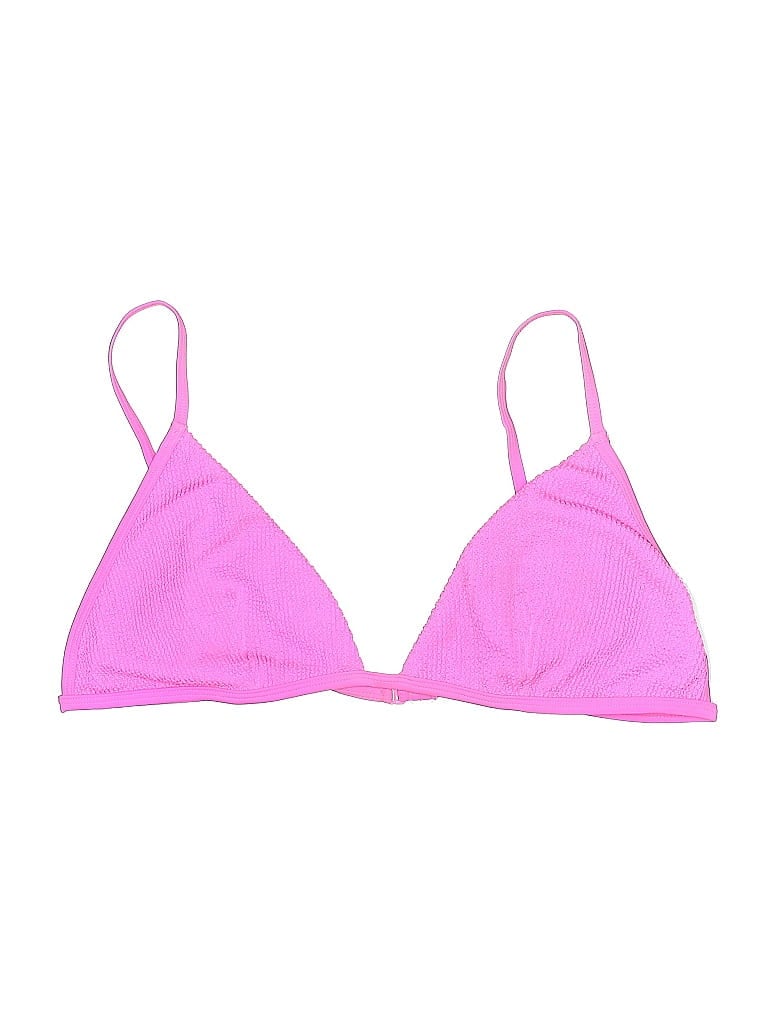 Pre-owned Good American Swimsuit Top Pink Swimwear