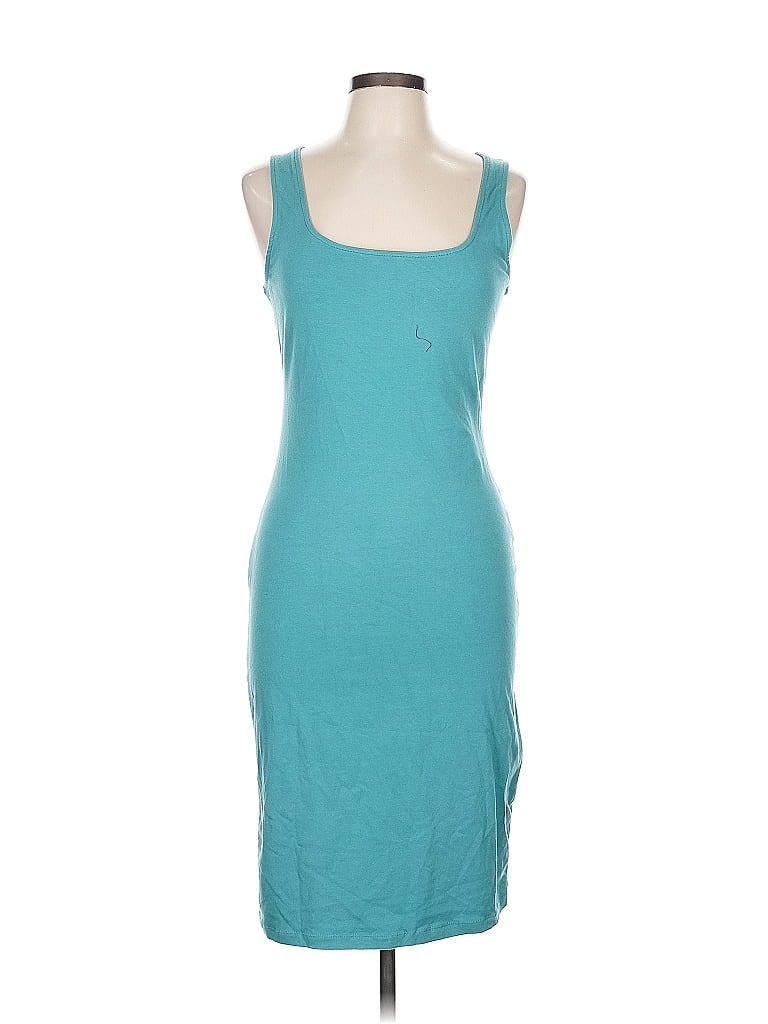 Pre-owned Zenana Casual Dress In Blue