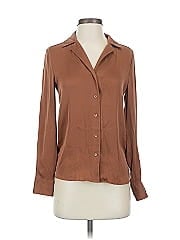 Quince Long Sleeve Silk Top