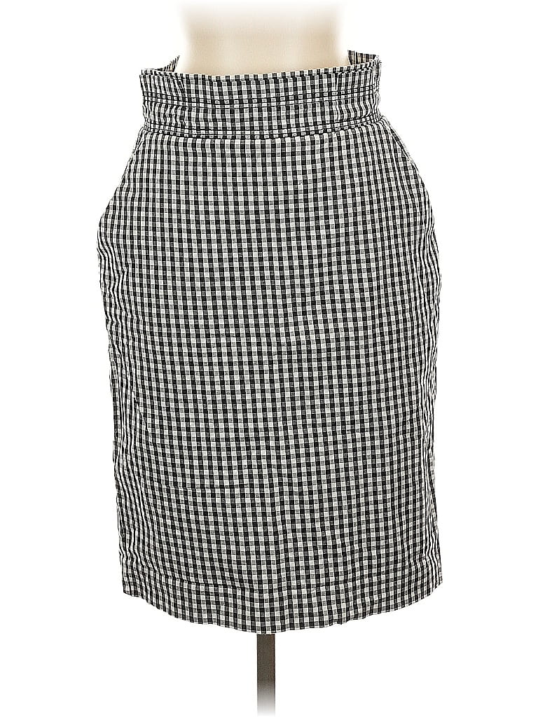 Pre-owned Ann Taylor Formal Skirt In Gray