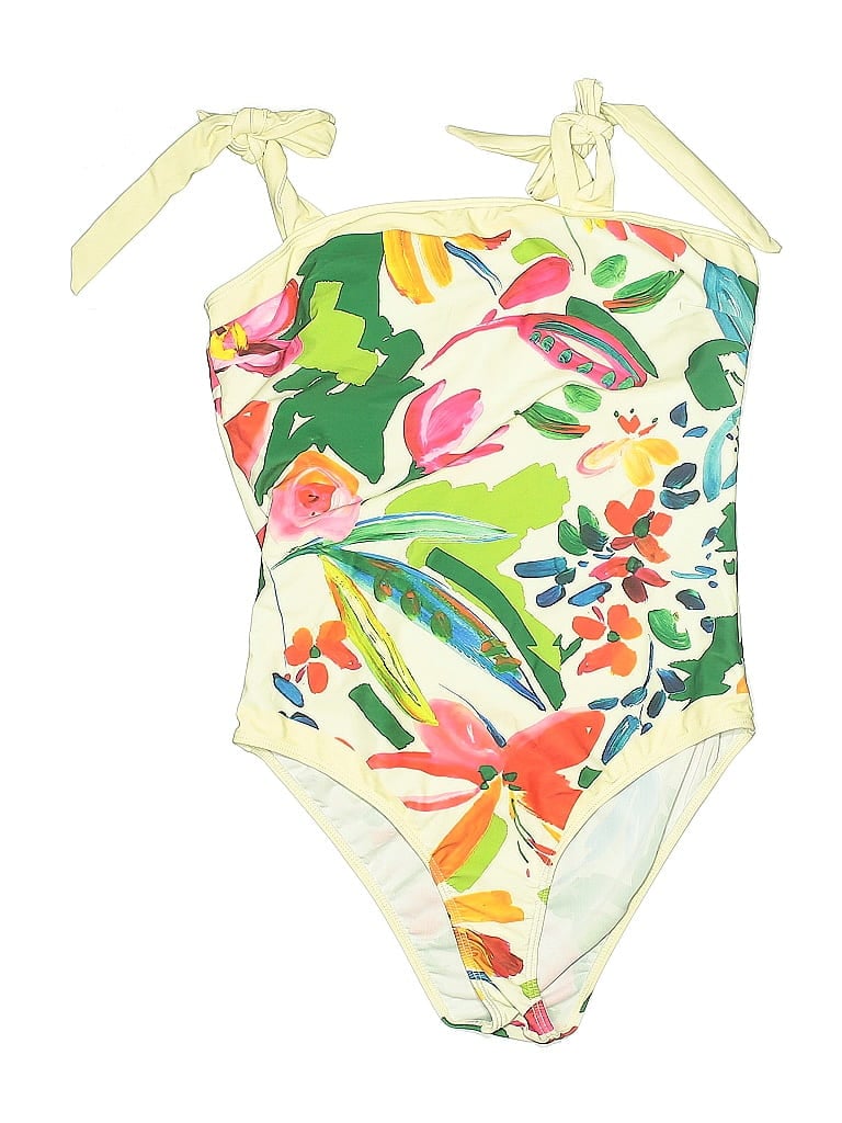 UNBRANDED Pre-owned One Piece Swimsuit In White