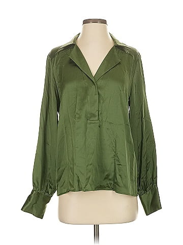 Antonio Melani Long Sleeve Silk Top (view 1)