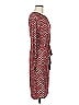 VERTIGO Chevron-herringbone Red Casual Dress Size M - photo 4