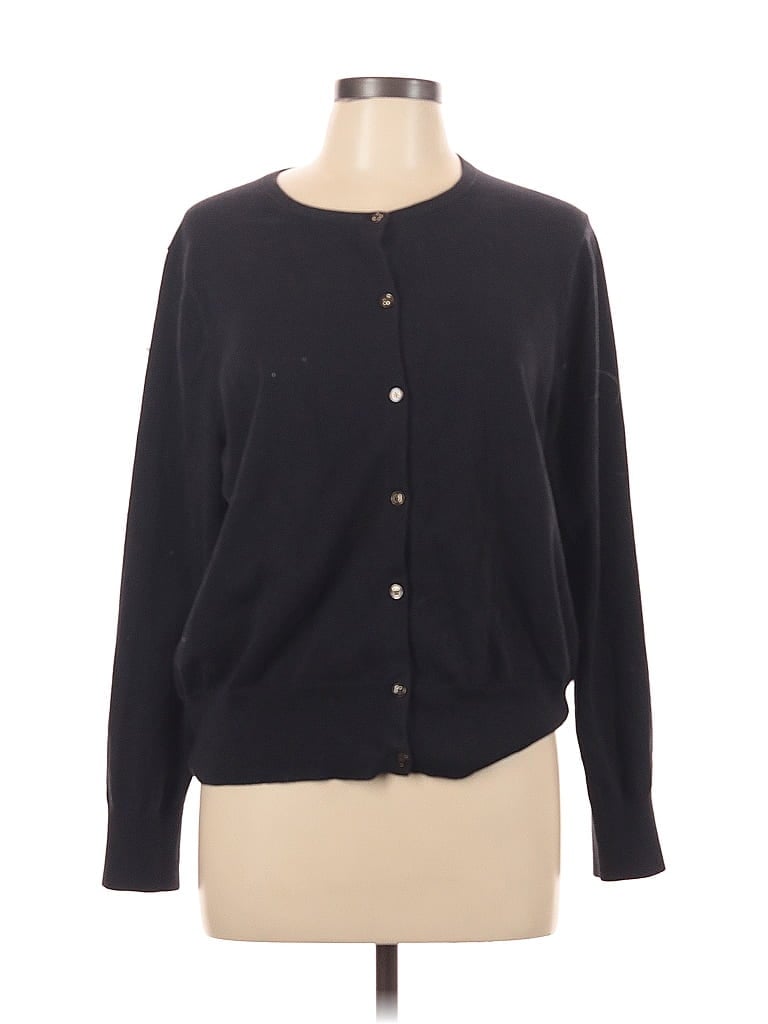 Click to view more detailed imagery on our partner's website Pre-owned Lands' End Cardigan Sweater In Black