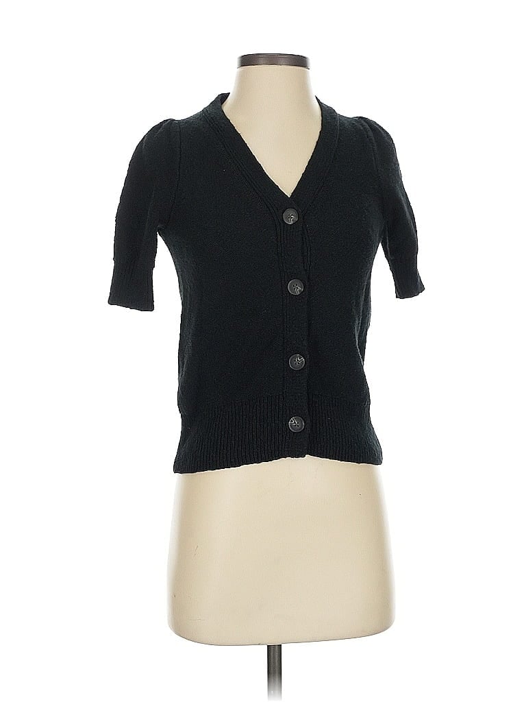 Pre-owned Madewell Cardigan Sweater In Black