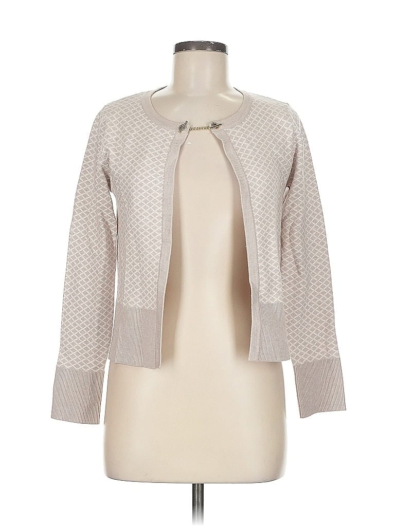 Pre-owned Adrienne Vittadini Cardigan Sweater In Brown