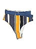 Cupshe Stripes Blue Swimsuit Bottoms Size M - photo 1