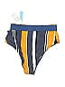 Cupshe Stripes Blue Swimsuit Bottoms Size M - photo 2