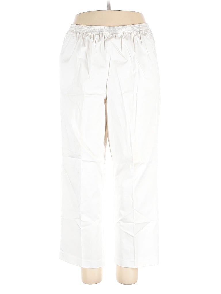 Pre-owned Alfred Dunner Casual Pants In White