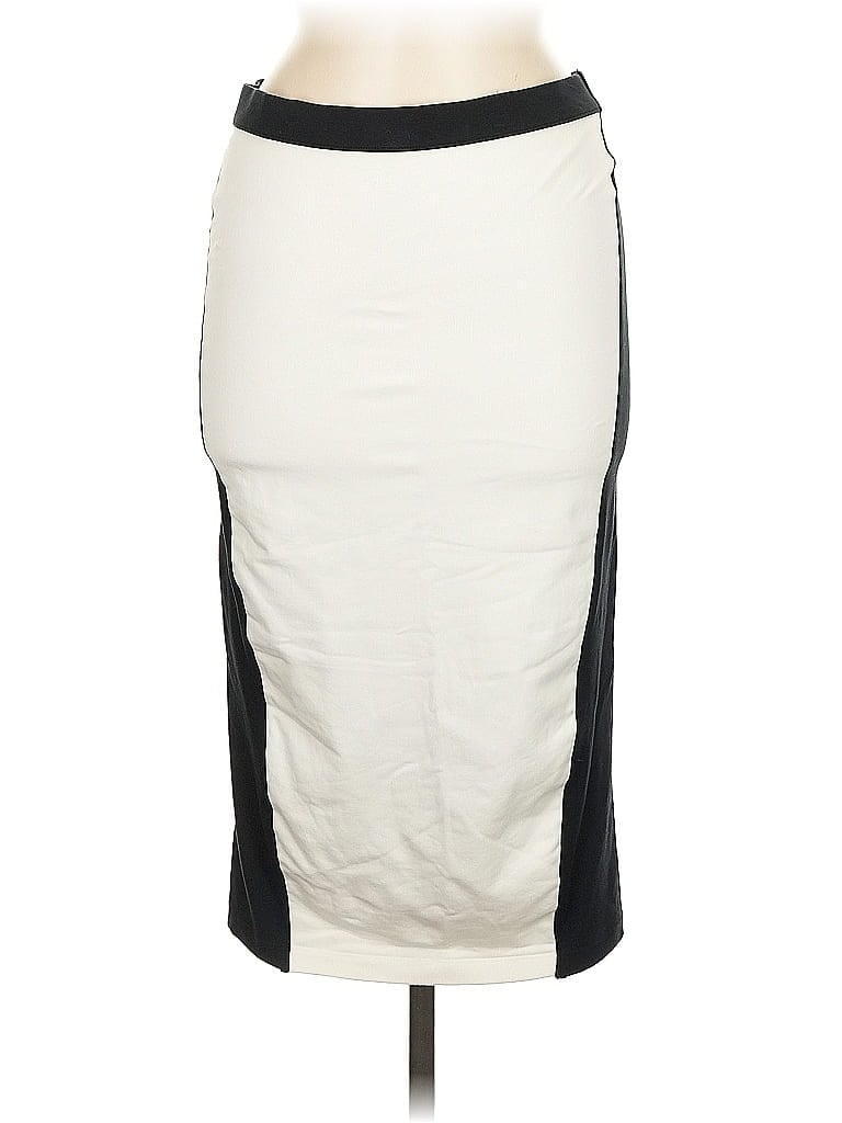 Pre-owned Express Casual Skirt In White