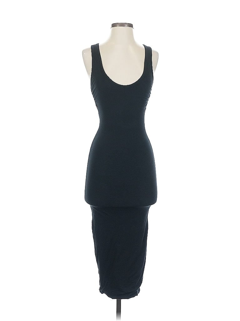 Pre-owned James Perse Cocktail Dress In Black