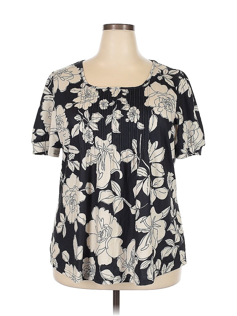 Pre-owned Unbranded Short Sleeve T-shirt In Black