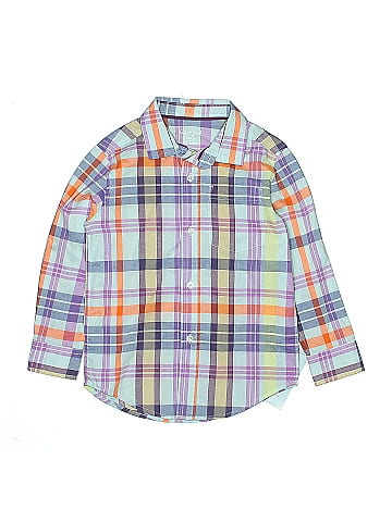 Cat & Jack Long Sleeve Button-Down Shirt (view 1)