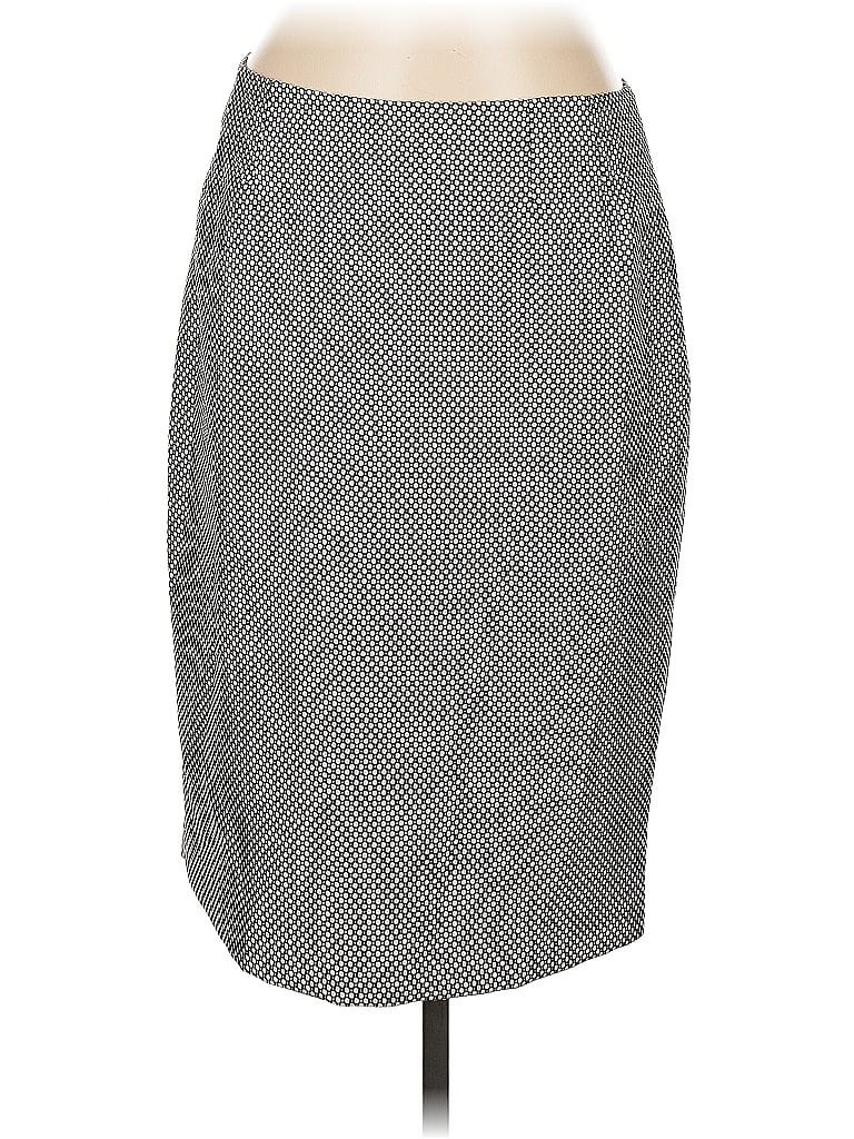 Pre-owned Kasper Formal Skirt In Gray