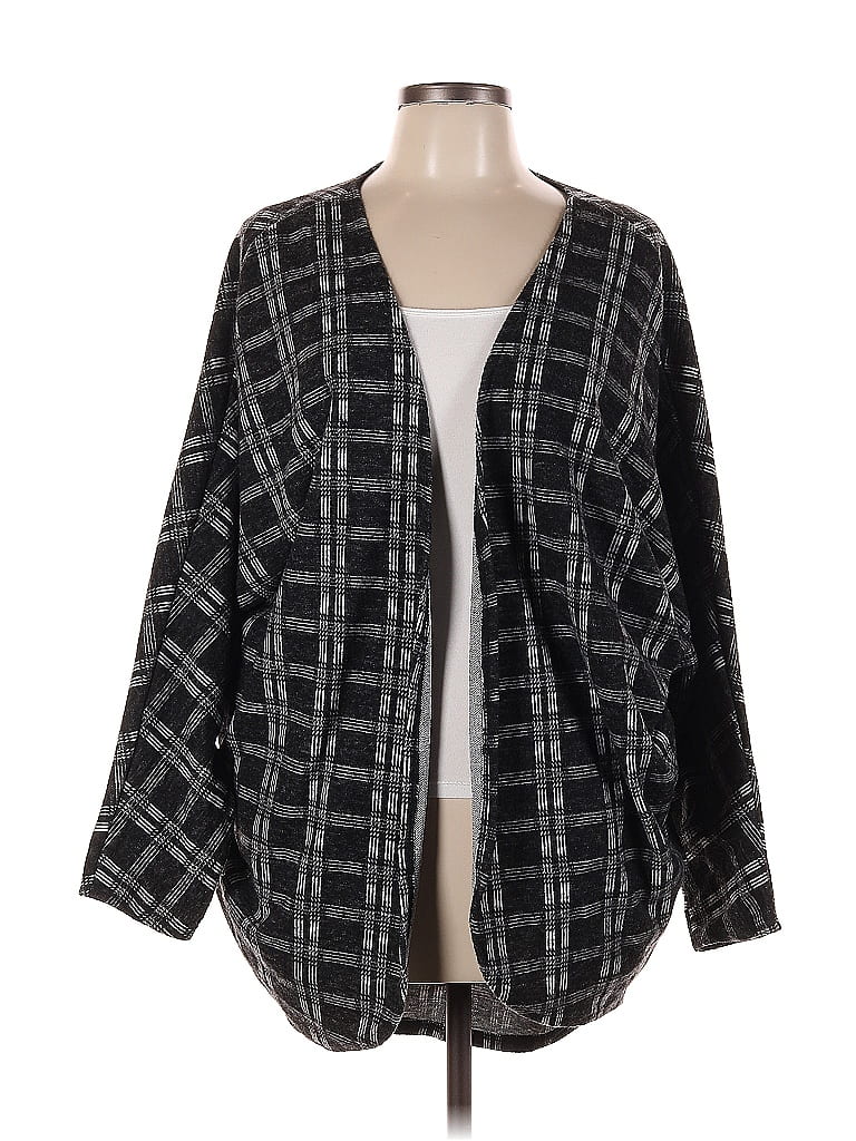 Pre-owned Riah Fashion Cardigan Sweater In Black