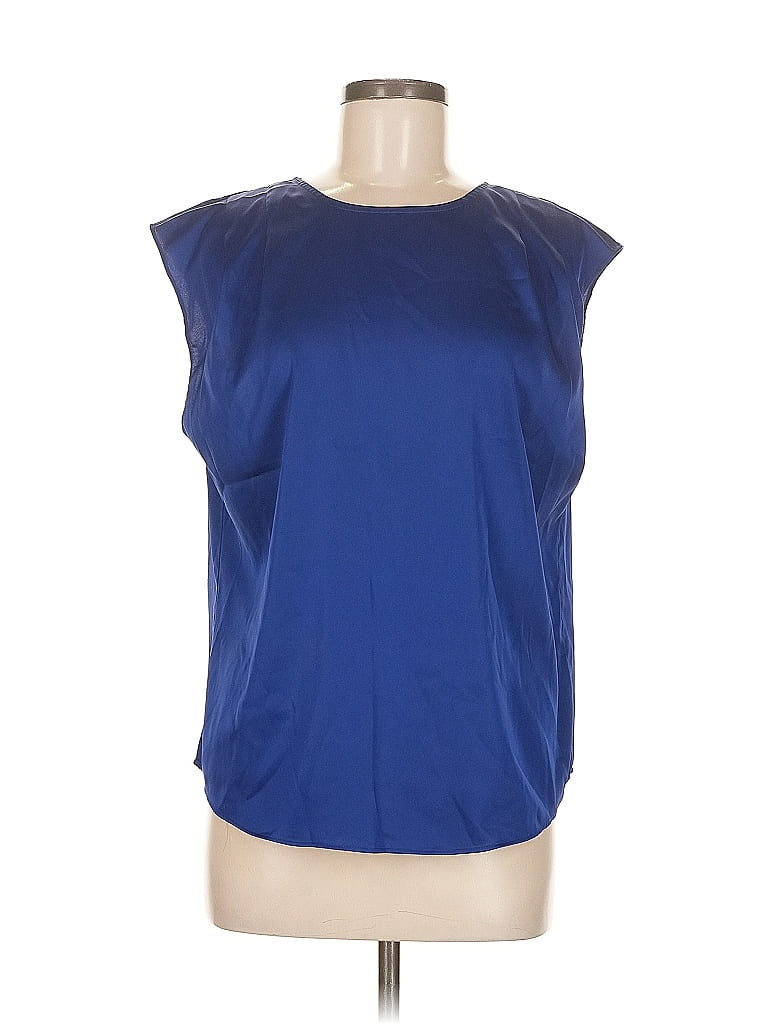 Click to view more detailed imagery on our partner's website Pre-owned Express Sleeveless Blouse In Blue