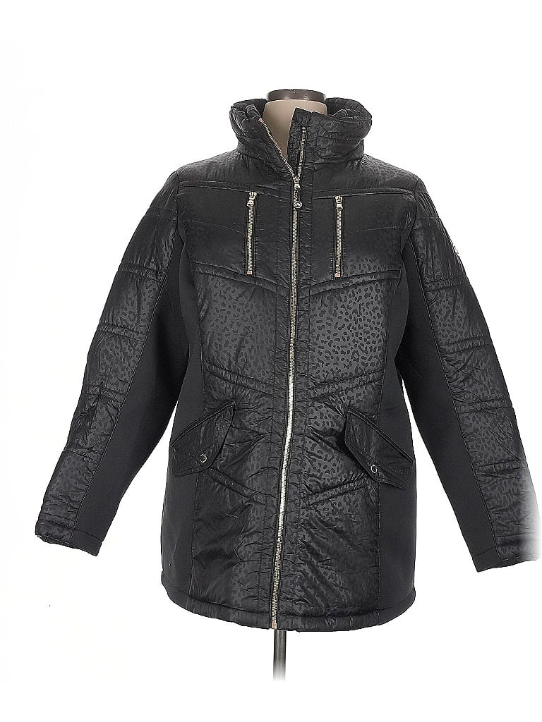 Pre-owned Michael Michael Kors Snow Jacket In Black