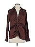 Pleione 100% Polyester Burgundy Blazer Size M - photo 1
