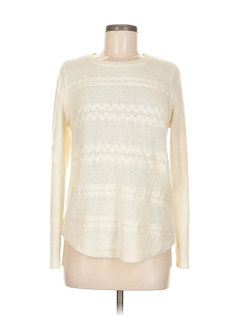 Pre-owned St. John's Bay Pullover Sweater In White