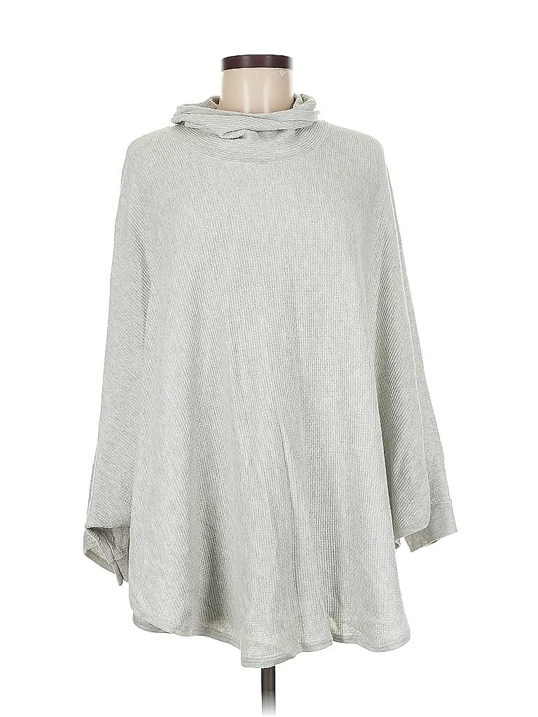 PUREJILL Pre-owned Poncho In Silver