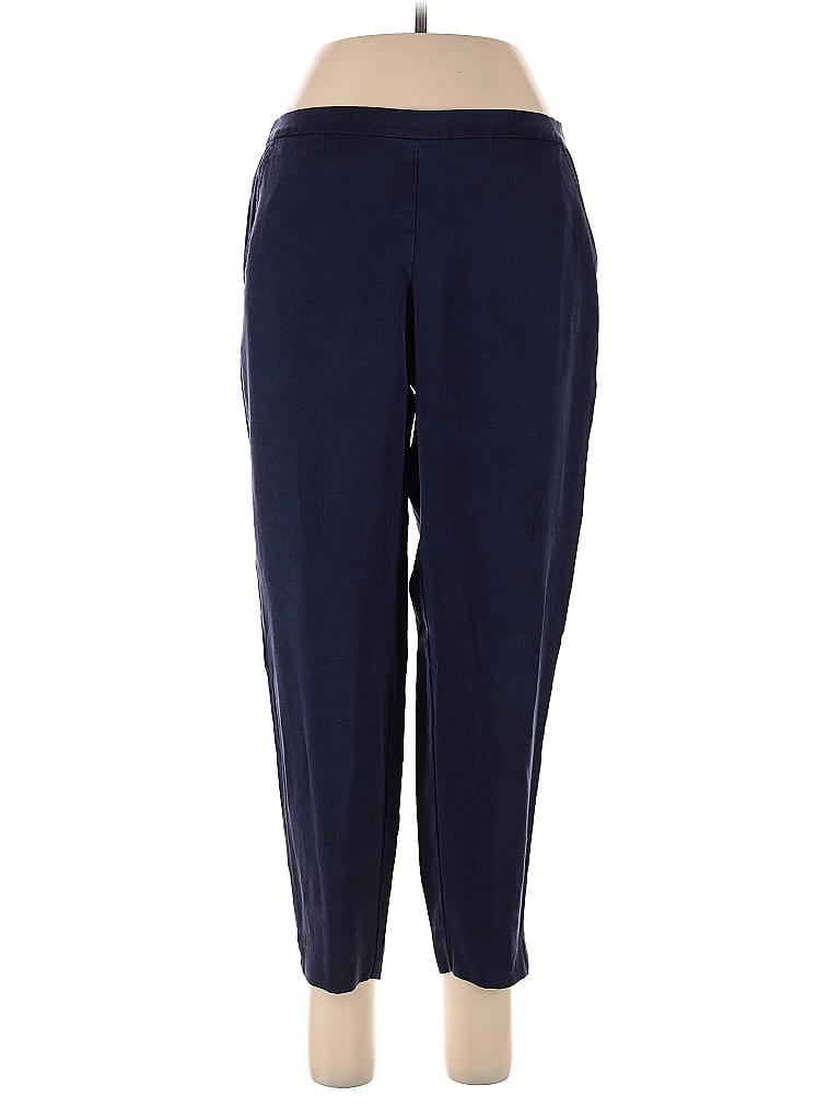 Pre-owned Eileen Fisher Casual Pants In Blue