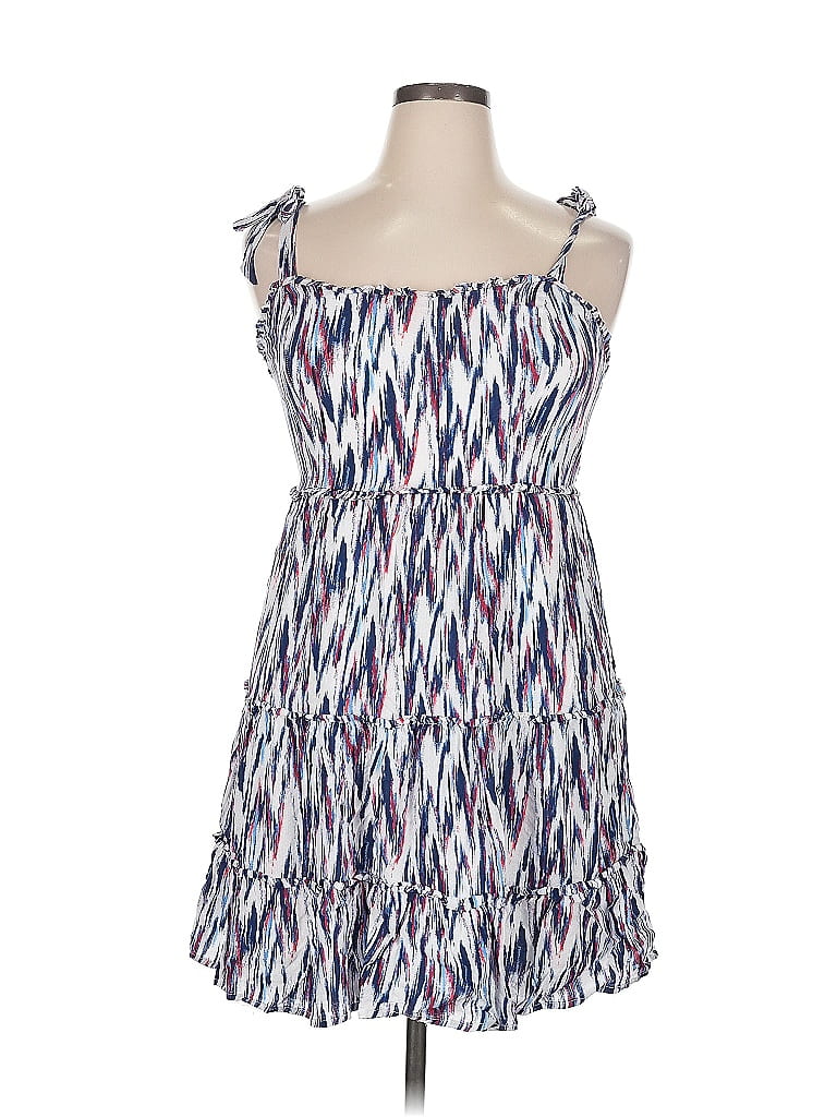 Pre-owned Live To Be Spoiled Casual Dress In Blue