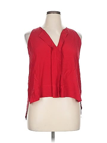 Alice + Olivia Sleeveless Silk Top (view 1)
