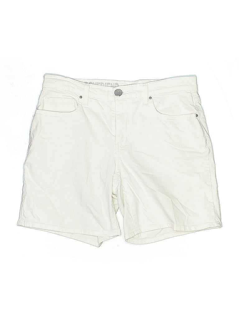 Pre-owned Dkny Jeans Khaki Shorts In White