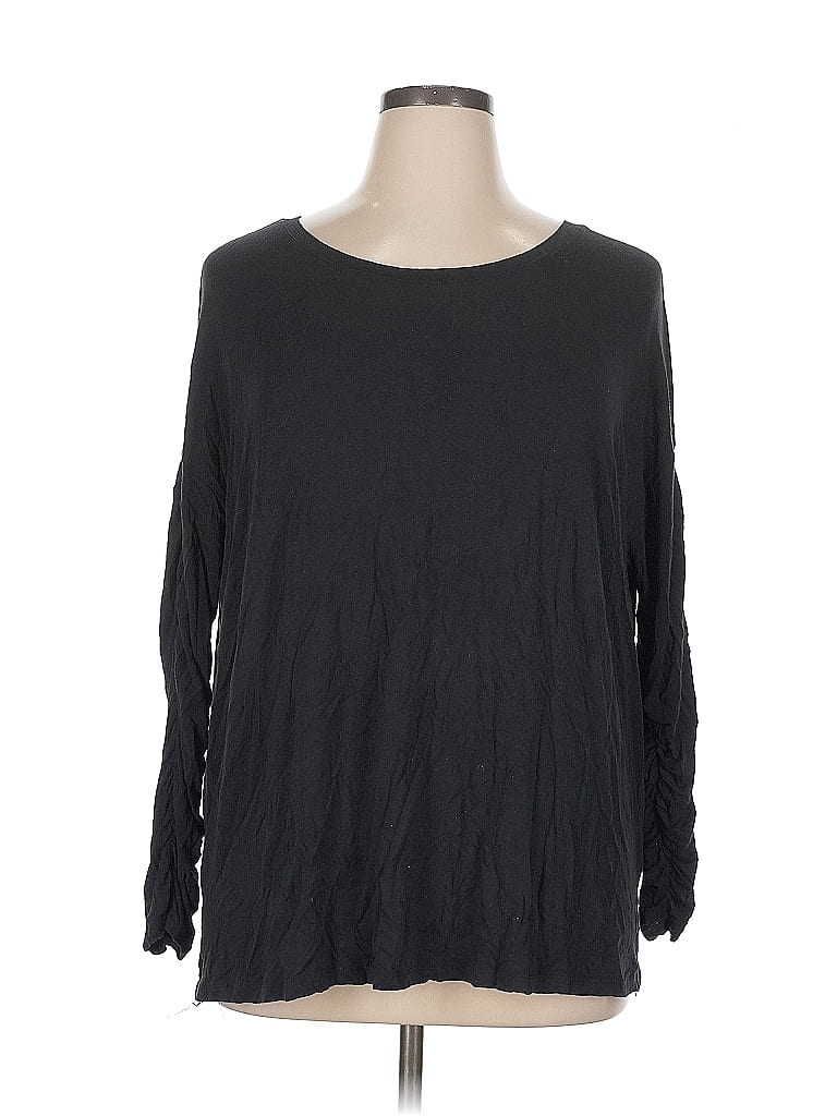 SEJOUR Pre-owned Long Sleeve T-shirt In Black